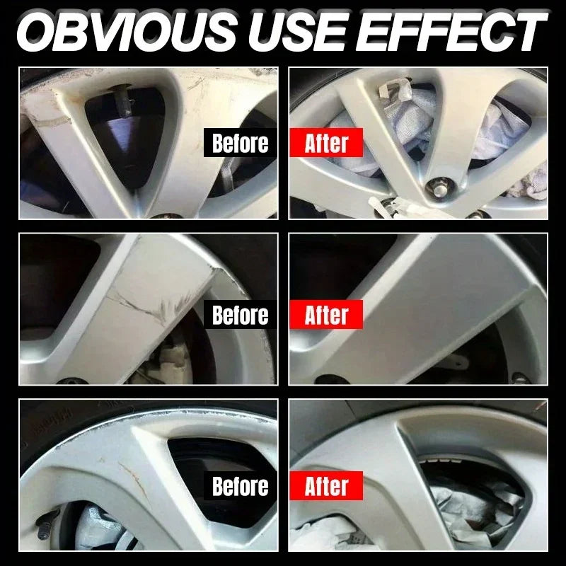 Wheel hub Scratch Repair wax - Automobile tire detail repair and deep