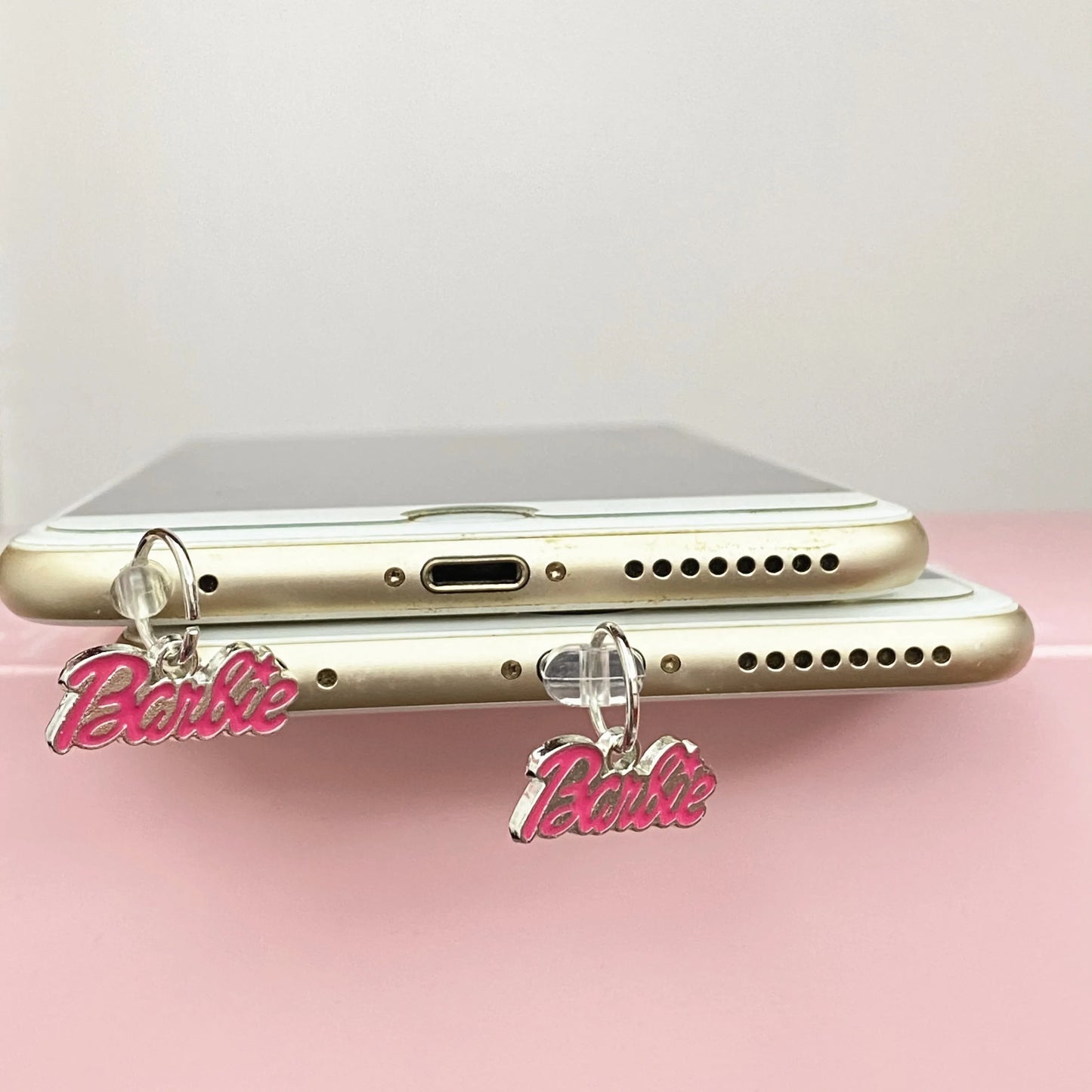 MINISO Barbie Metal Phone Anti-Dust Plug For iPhone Samsung Huawei