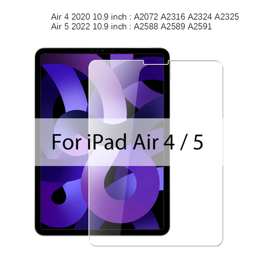 Tempered Glass Screen Protector For Ipad Pro 12.9 11 6th 2022 Air 5 4