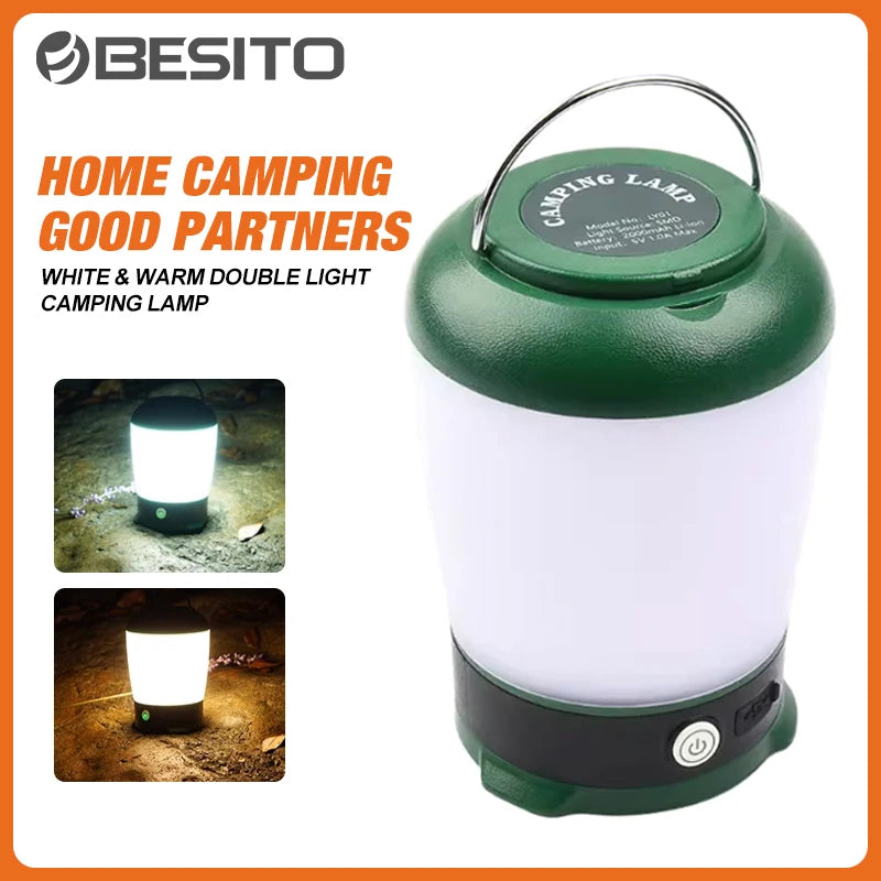Retro Camping Lamp Outdoor Flashlight Emergency Work Lamp Fishing