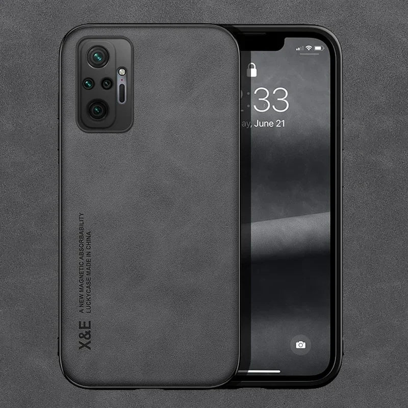 Leather Magnetic Case For Xiaomi Redmi Note 10 9 11 Pro Max 11S 10S 9S