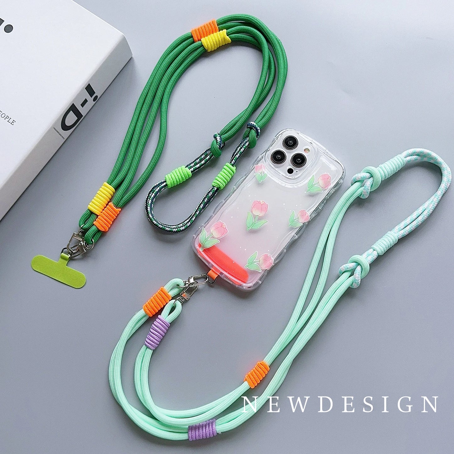 Personalized Trend Double Color Mobile Phone Universal Lanyard