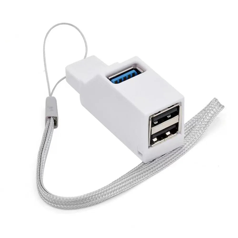 USB 3.0 HUB Adapter Extender Mini Splitter Box 1 to 3 Ports High Speed