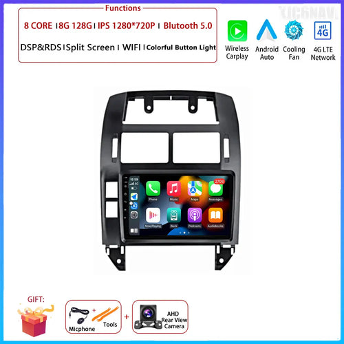 Android OS Car Radio For Volkswagen VW Polo MK4 6Q 9N 9N3 2004-2009