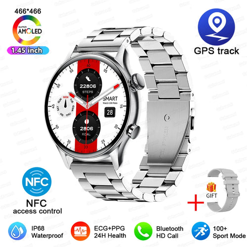 For XIAOMI HD Bluetooth Call Watch 2024 ECG Smart Watch Women AMOLED