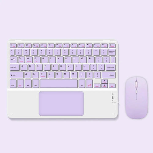 For IPad Wireless Silent Keyboard with Touchpad for Xiaomi Samsung
