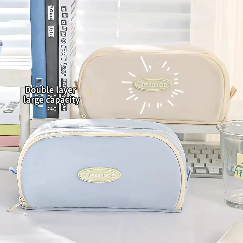 Pencil Case for Junior High School Students Large Capacity Pencil Case