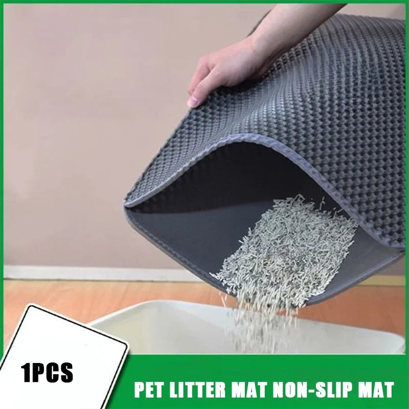 Pet litter mat non-slip mat washable cat mat pet supplies waterproof