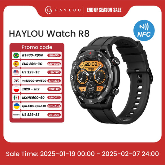 HAYLOU Watch R8 Smartwatch 1.43'' AMOLED HD Display Smart Watch