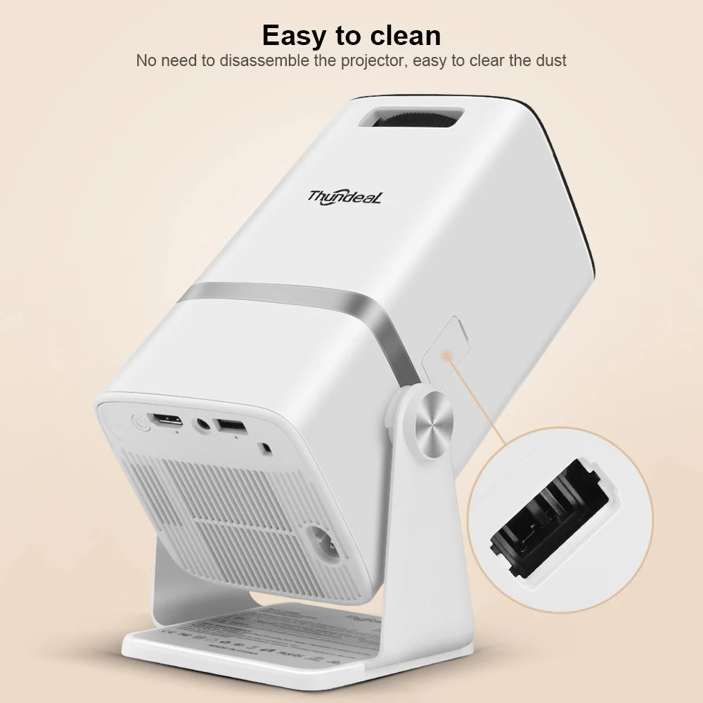 ThundeaL Full HD 1080P TD80W Mini Projector 4K Android WiFi 3D Home