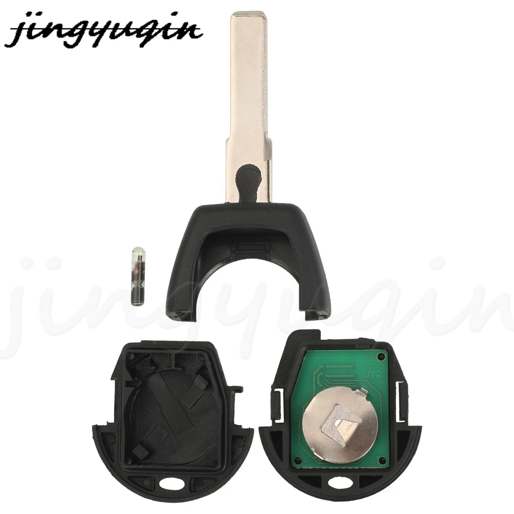 jingyuqin 2Buttons Remote Keyless Entry Car Key 433Mhz ID48 Chip For