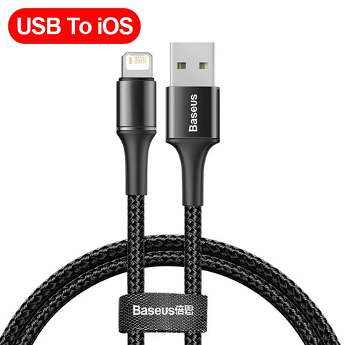 Baseus USB Cable for iPhone 6 7 8 Plus 11 12 13 Pro XS Max X XR 18W