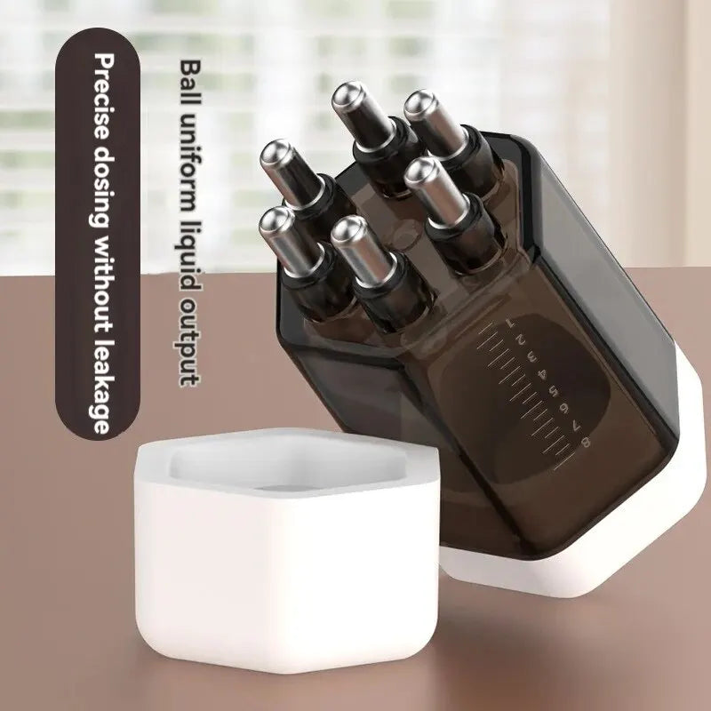 Scalp Applicator Hair Growth & Styling Liquid Guide Comb Hexagon Head