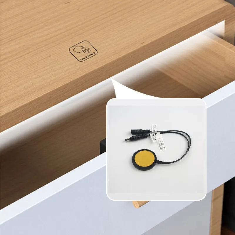 DC12V 24V Penetrable Smart Sensor 5A 60W Wood Board Touch Switch for