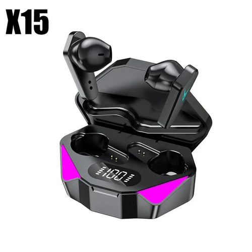 X15 TWS Gaming Earbuds Wireless Bluetooth Earphones With Mic Bass