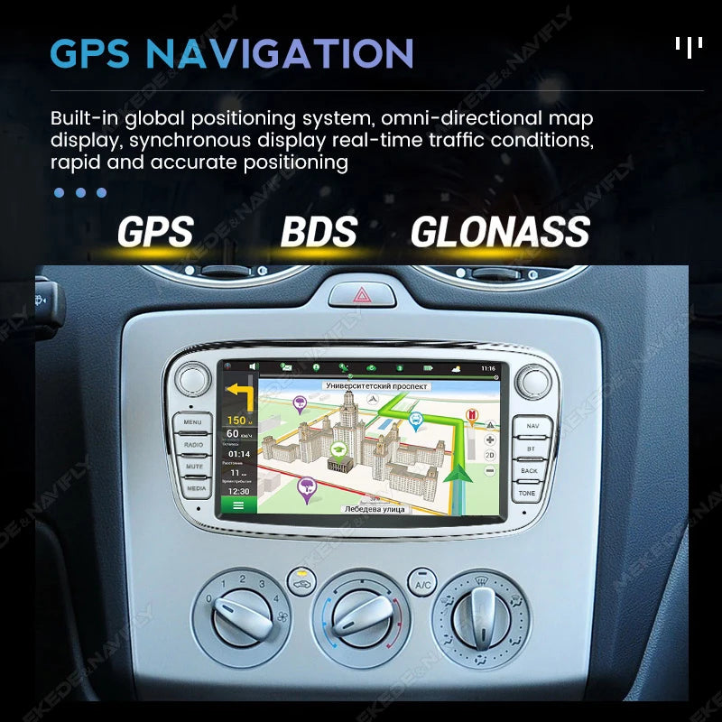 MEKEDE Android WIFI GPS Screen For Ford Focus 2 3 4 mk2 Kuga Mondeo
