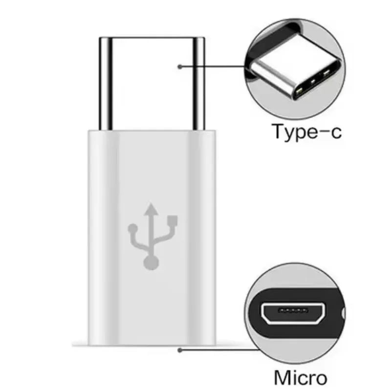 Micro USB To Type C Android Phone Adapters OTG Converter USB C Male To
