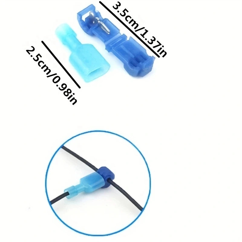 20Pairs Quick Electrical Cable Connectors Snap Splice Lock Wire