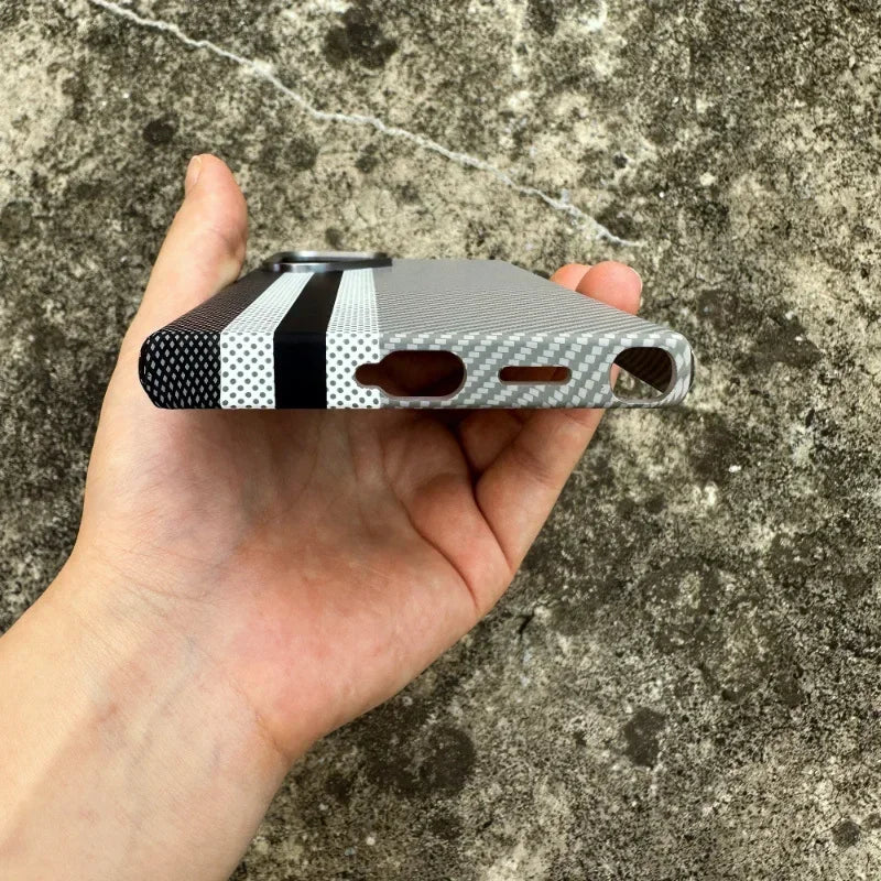 Luxury Carbon fiber Wireless Charging Magsafe case for Samsung Galaxy