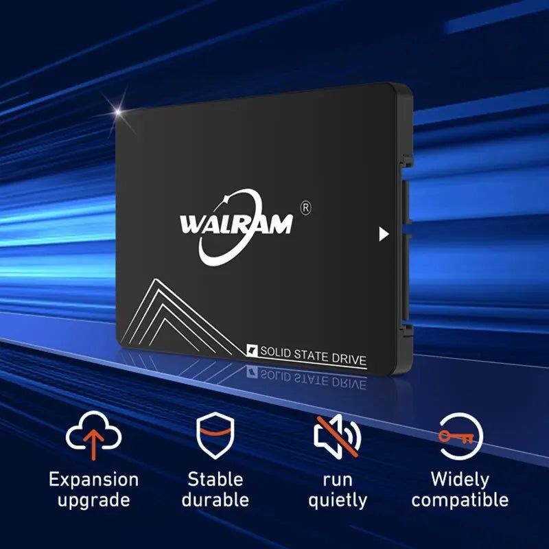 WALRAM SSD 512GB 128GB 256GB Hard Disk Drive SATA3 SSD 1TB 120GB 240GB
