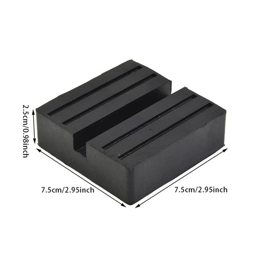 Universal Rubber Jack Pad Support Pinch Weld Slotted Floor Frame Rail
