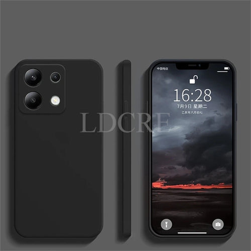 For Xiaomi Redmi Note 13 Case Liquid Silicone Cover Redmi Note 13 Pro