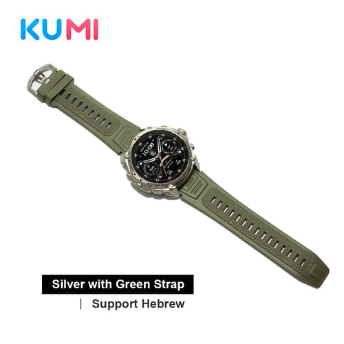 Original KUMI U5 PRO GPS 5ATM 1.43″ AMOLED Bluetooth 5.3 Call Heart