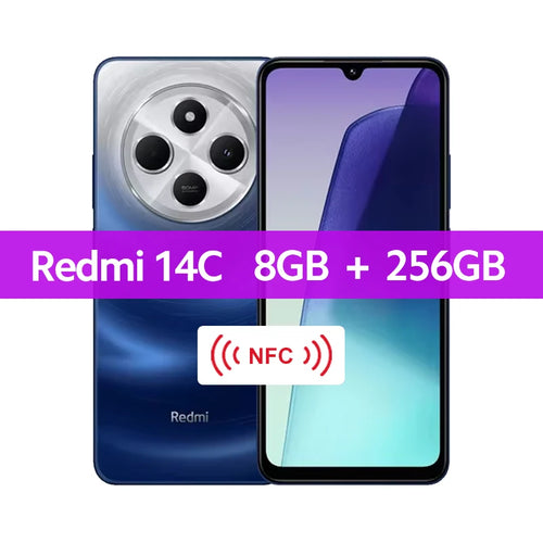 Global Version Xiaomi Redmi 14C Smartphone MediaTek Helio G81-Ultra