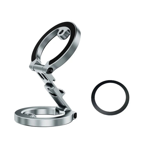 Dual-Sided Magnetic Phone Holder w Cold Shoe 1/4"-20 For MagSafe