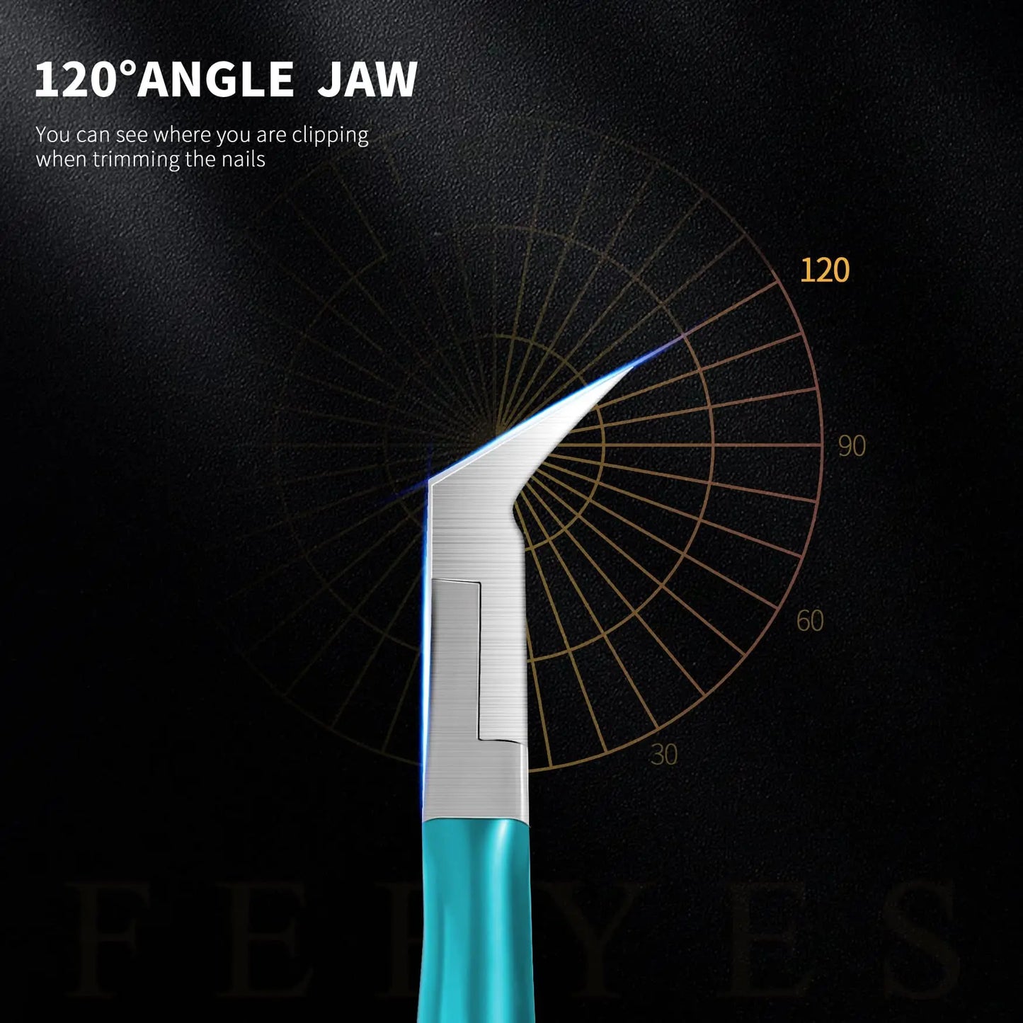 1iece Toenail Clipper Straight Blade for Ingrown and Thick Nails