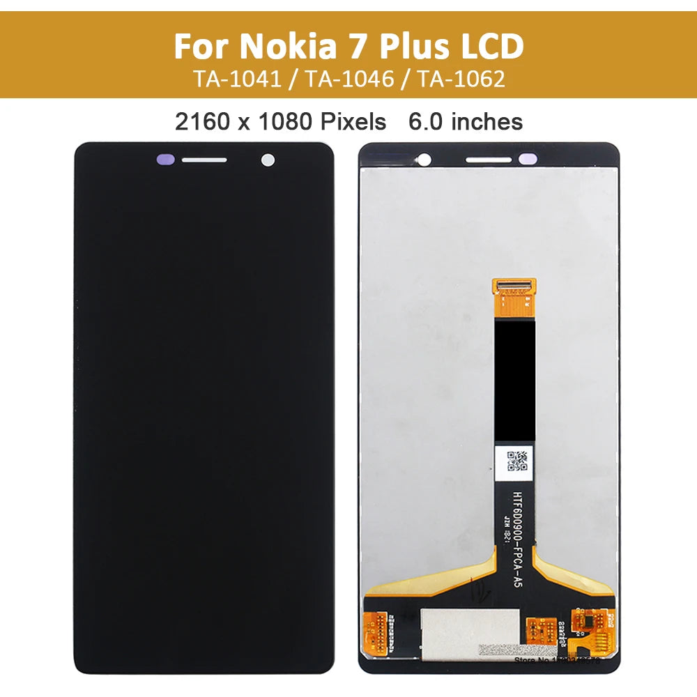 6.0" Original LCD Display For Nokia 7 Plus LCD TA-1041 TA-1062 TA-1046