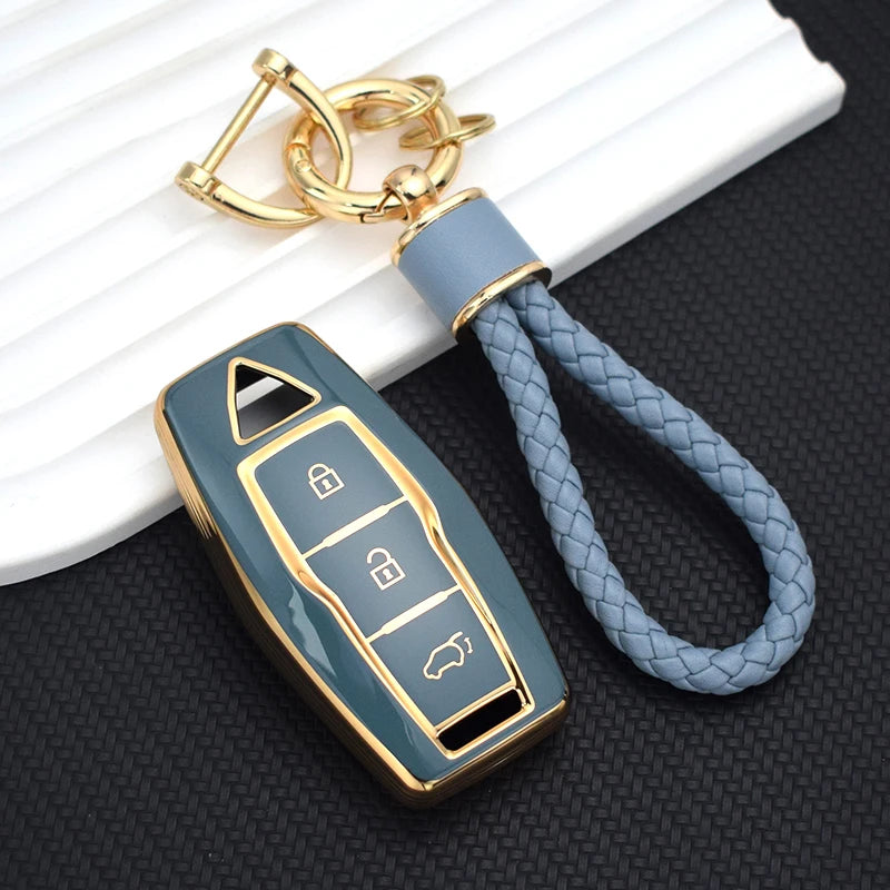 3 4 Bottons TPU Auto Remote Key Shell Fob Holder for Mitsubishi