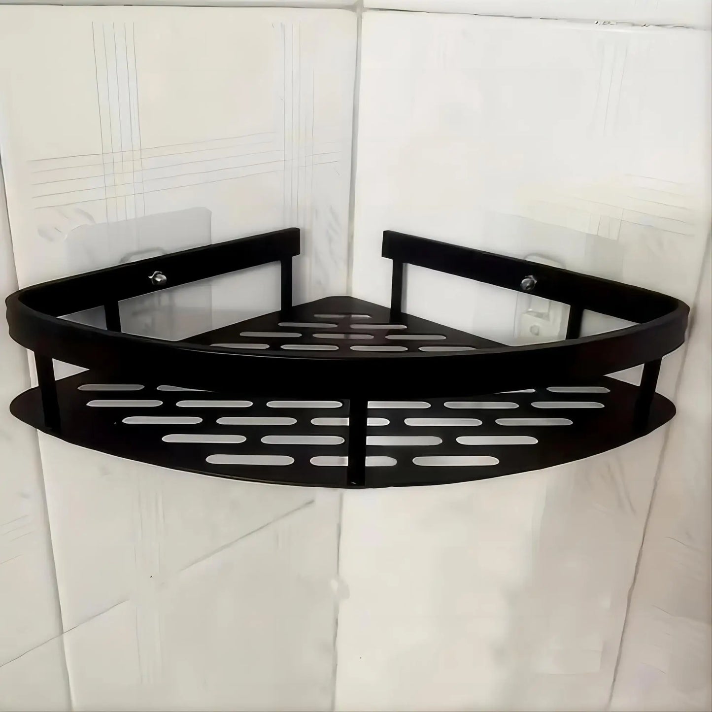 One triangle bathroom shelf, household bathroom supplies storage rack,