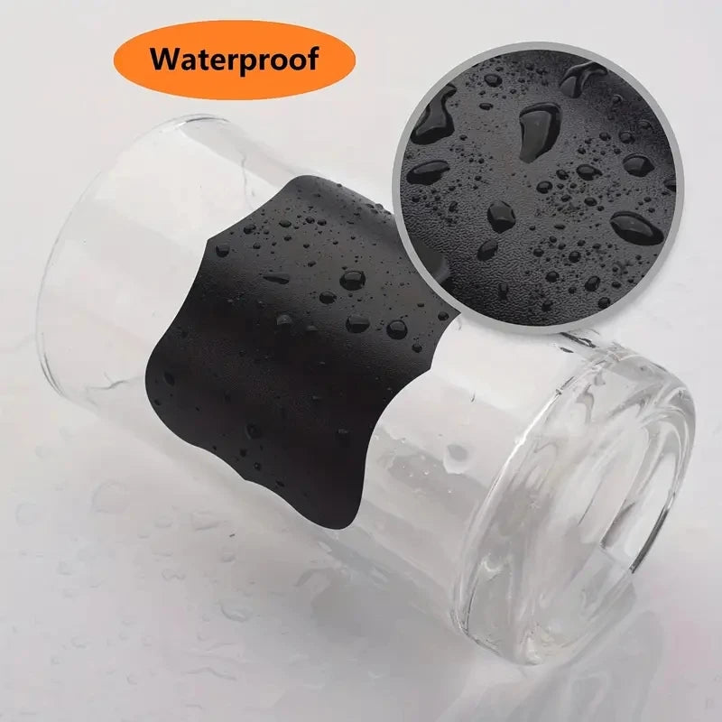 120Pcs/Roll 3 Styles Removable Blackboard Stickers With Erasable Pen