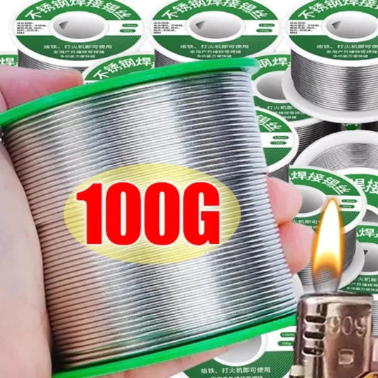100/20g No Need Solder Powder Soldering Rods Low Temperature Easy Melt