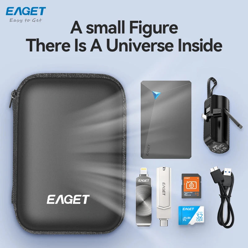 Eaget 2.5 Inch HDD Box Bag Case Portable Hard Drive Bag for External