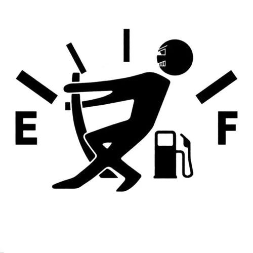 Fuel Tank Cap Sticker, Personalized Car Sticker, Funny Fuel Explosion