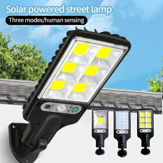 72/108COB Solar Lights Outdoor With 3 Mode Waterproof Motion Sensor