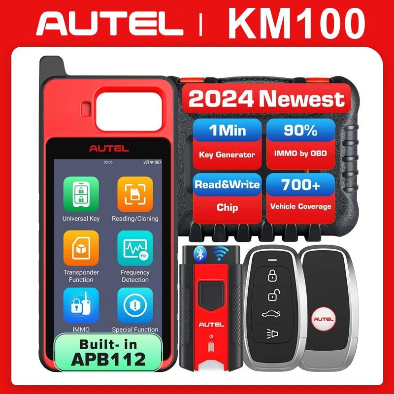 Autel MaxiIM KM100 Key Fob Programming Immobilizer Tool 2PCS Autel