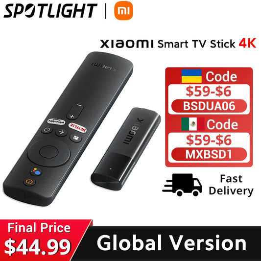[World Premiere] Global Version Xiaomi Mi TV Stick 4K Android 11