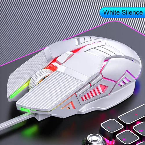 3200DPI Ergonomic Wired Gaming Mouse USB Mouse Gaming RGB Mause Gamer