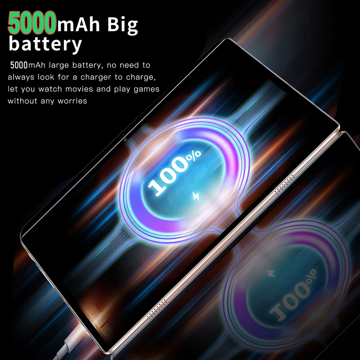BDF 10.1 Inch Tablet Android 11, 8GB(4+4 Expand) RAM 64GB ROM,1TB