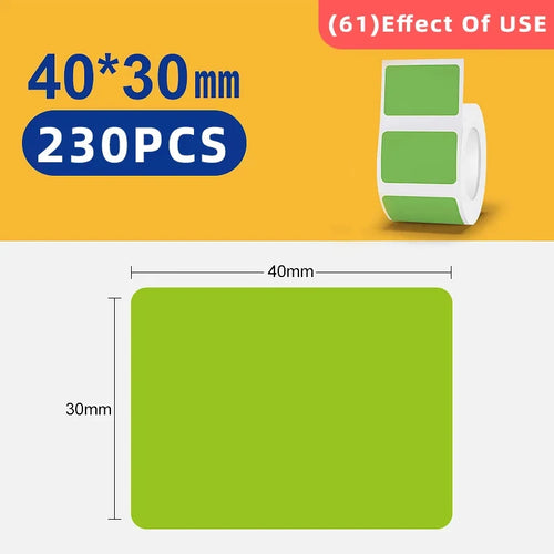 Niimbot Mini Printer Thermal Wire White/ Cable/Color/Round Sticker