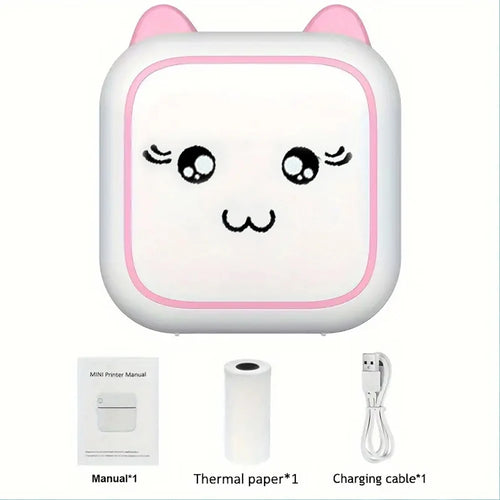 Portable Mini Printer， Wireless Photo Printer ，Ink-Free Thermal