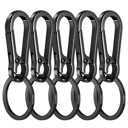 1/5PCS Metal Gourd Buckle Keychain Climbing Hook Car Keychain Strong