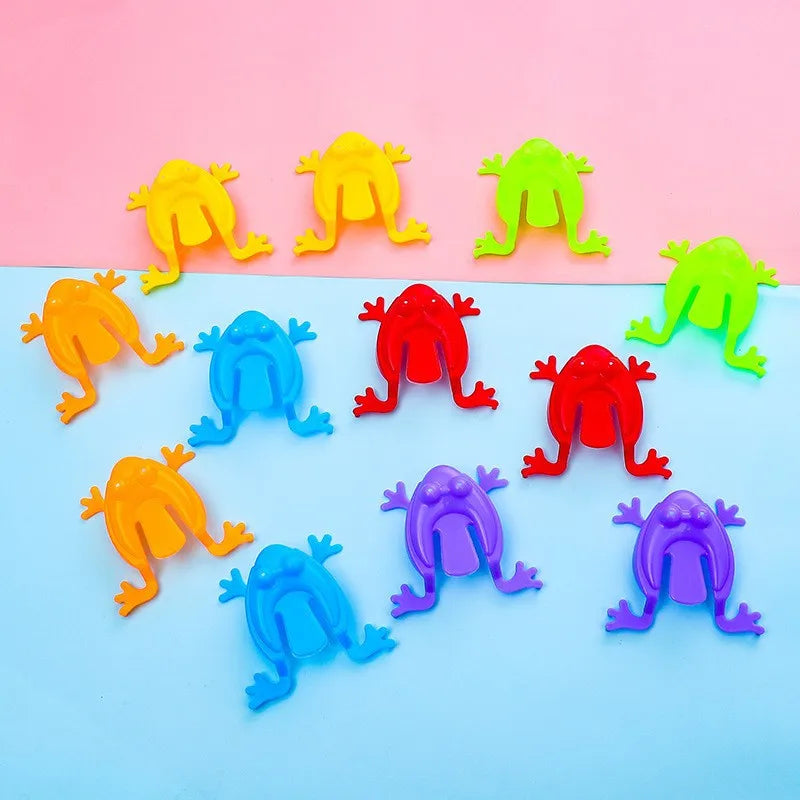 20pcs Bouncing Frog Nostalgic Toys For Children Kindergarten