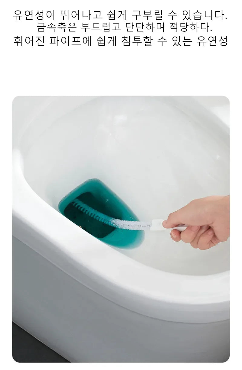 Pipe Dredging Brush Bathroom Hair Sewer Sink Cleaning Brush Drain