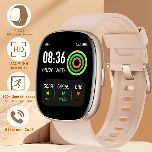For Android Xiaomi Sport GPS Smart Watch Women 1.83'' HD AMOLED Full