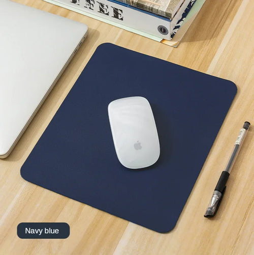 Small PU mouse pad Non-Slip Gaming Desktop Leather Mouse Pad