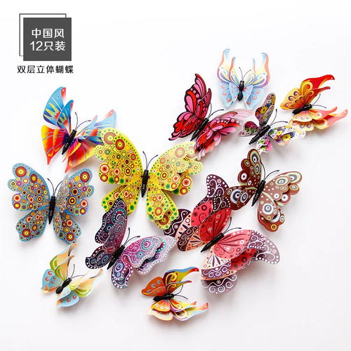 3D Butterfly Wall Stickers Decor Butterflies for Wedding Decoration